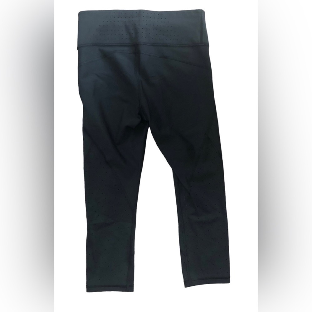 Athleta Trucool Stealth Black Laser Cut Tights/Leggings Sz. S Athleisure Active - Picture 5 of 10